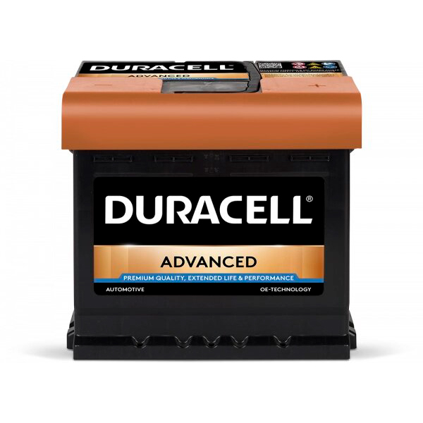Аккумулятор Duracell Advanced 50Ah 450A R+ DURACELL DA50