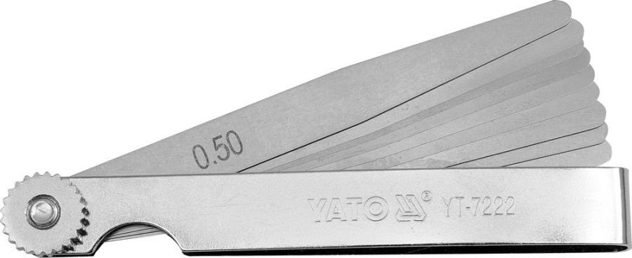 Щупы измерительные 0,05-0,5 мм YATO YT7222