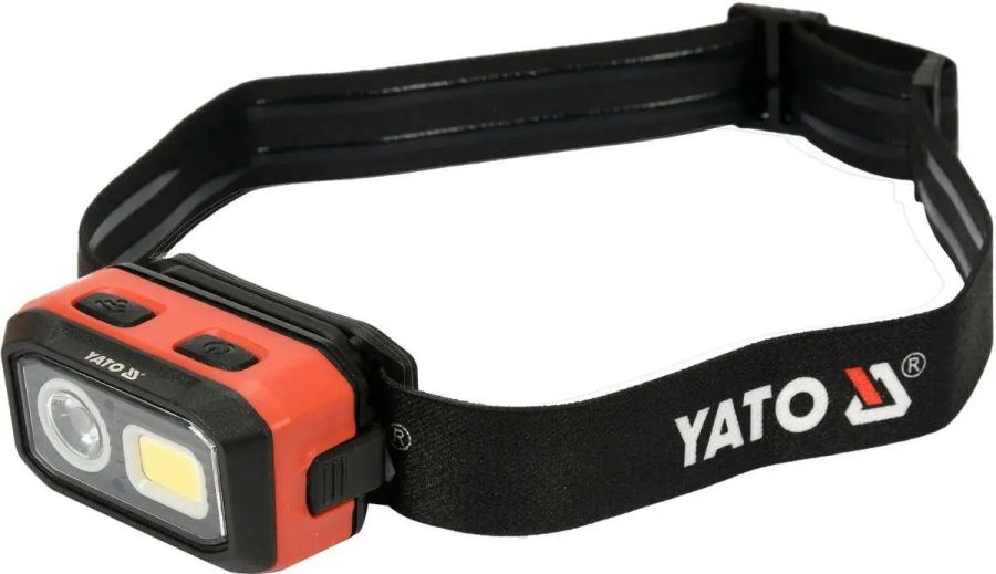 Налобний ліхтар акумуляторний 500 лм YATO YT08593