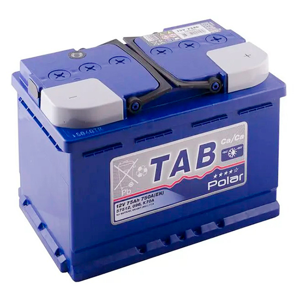 Аккумулятор Tab Polar Blue 75Ah 750A R+ TAB 121075