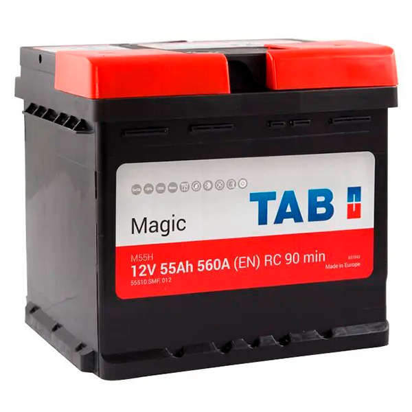 Аккумулятор Tab Magic 55Ah 560A R+ TAB 189058
