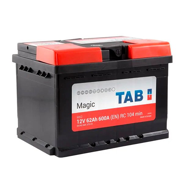 Аккумулятор Tab Magic 62Ah 600A R+ TAB 189063