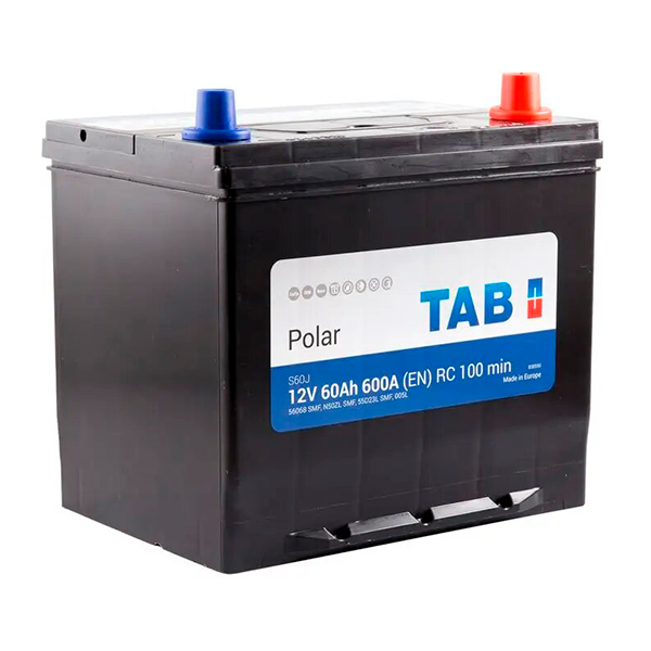 Аккумулятор Tab Polar S 60Ah 600A R+ (Asia) TAB 246860