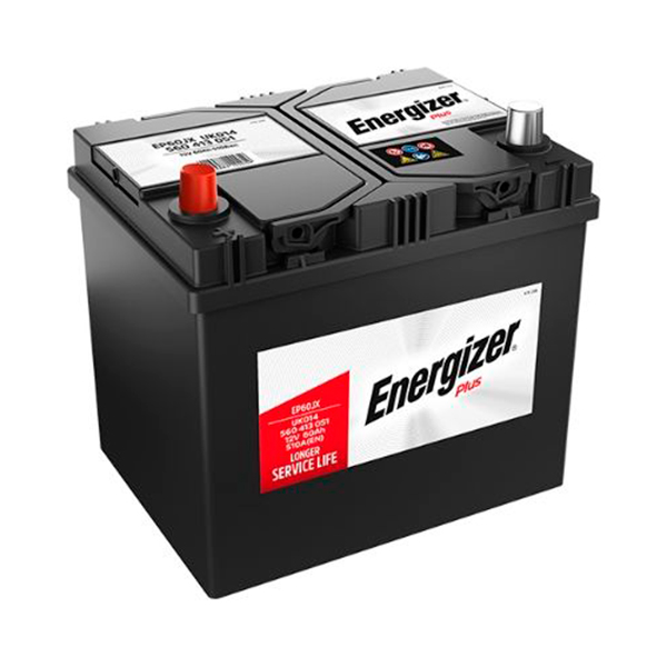 Аккумулятор Energizer Plus 60Ah 510A L+ (Asia) ENERGIZER 560413051