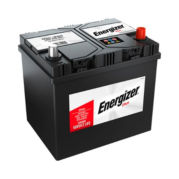 Аккумулятор Energizer Plus 60Ah 510A R+ (Asia) ENERGIZER EP60J