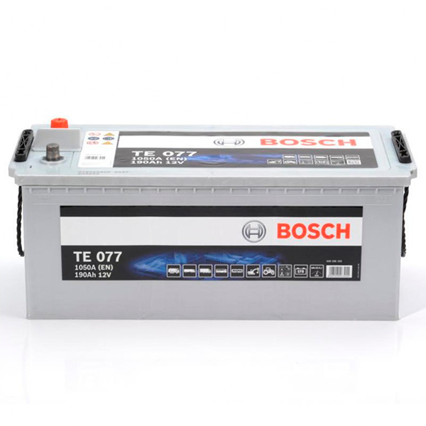 Аккумулятор грузовой Bosch TE 190Ah 1050A L+ EFB BOSCH 0092TE0777