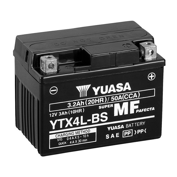 Аккумулятор Yuasa Backup 3.2Ah 50A R+ (резервный) YUASA YTX4LBSCP