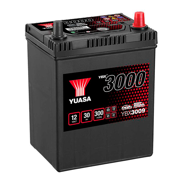 Аккумулятор Yuasa 30Ah 300A R+ (Asia) (3000 series) YUASA YBX3009