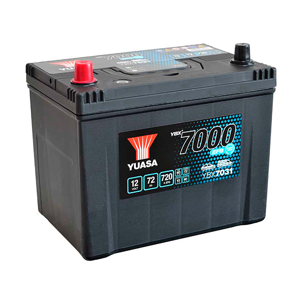 Аккумулятор Yuasa EFB 72Ah 720A L+ Start-Stop (Asia) (7000 series) YUASA YBX7031