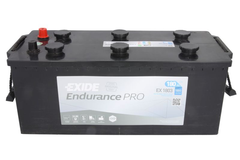 Аккумулятор (АКБ) Endurance Pro 12V 180Ah L+ EXIDE EX1803
