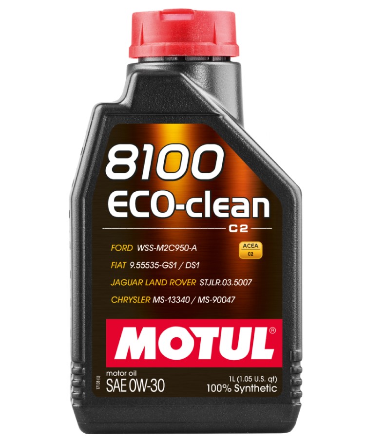 Масло моторное MOTUL 8100 ECO-CLEAN 0W-30 1л MOTUL 868011