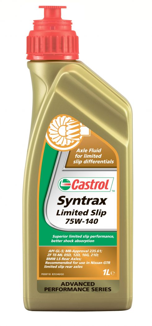 Трансмиссионное масло SYNTRAX LIMITED SLIP 75W-140 1л CASTROL 15D99E