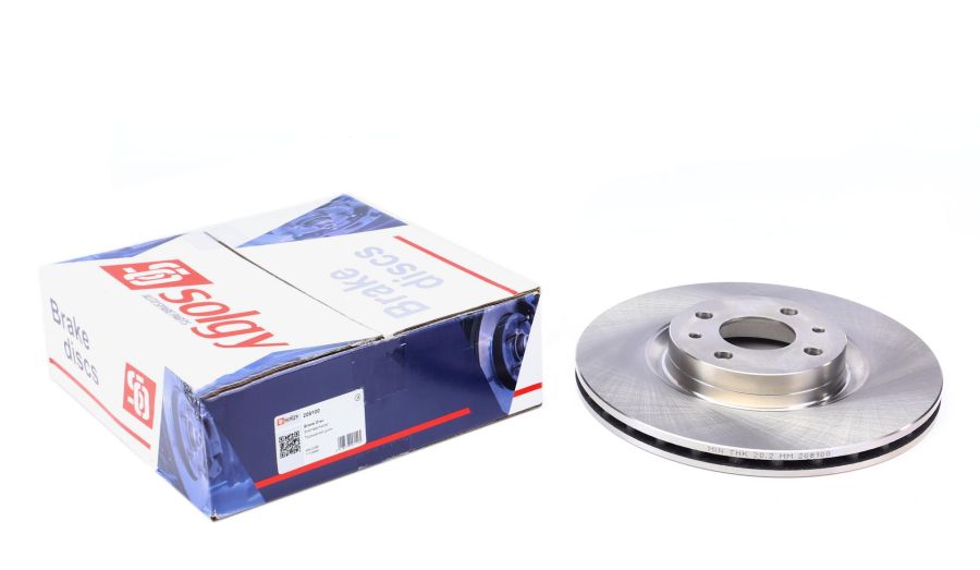Тормозной диск передний SOLGY 208100