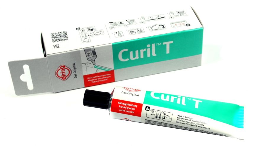 Герметик прокладок CURIL T, термостойкий, зелёный 75мл ELRING 471170