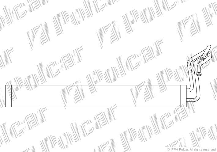 Радиатор масла POLCAR 9580L84X