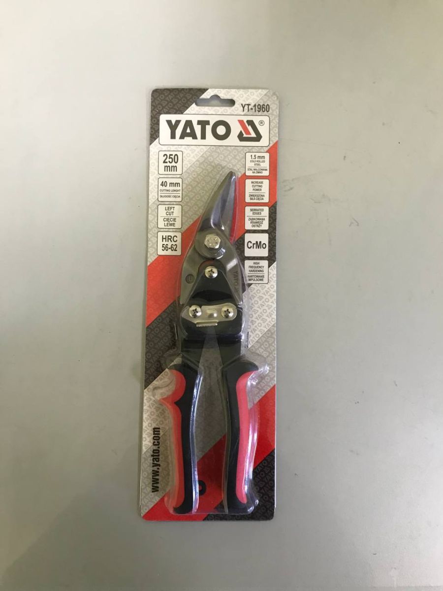 Ножницы по металлу левые 250 мм YATO YT1960