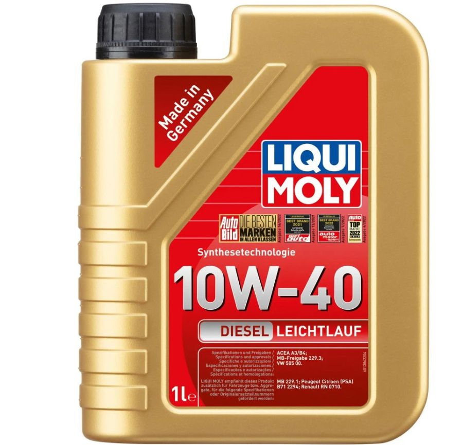 Масло моторное LIQUI MOLY Diesel Leichtlauf 10W-40 1л LIQUI MOLY 1386