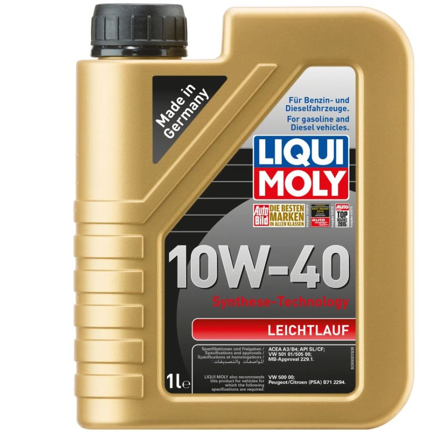 Масло моторное LIQUI MOLY Leichtlauf 10W-40 1л LIQUI MOLY 9500