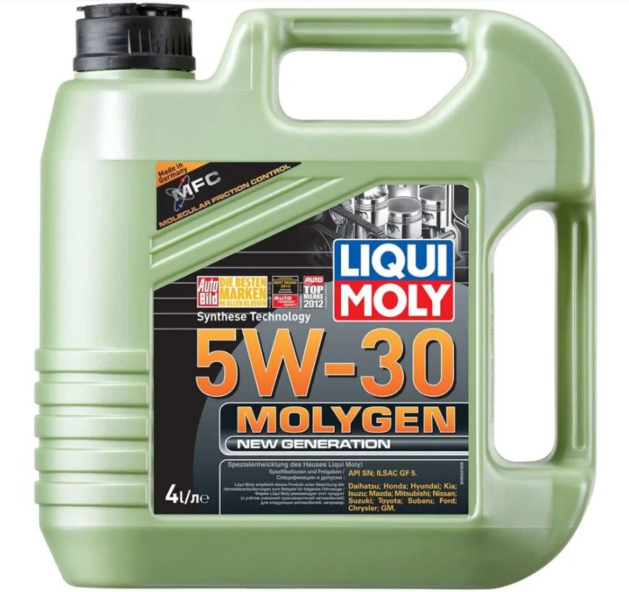 Масло моторное LIQUI MOLY Molygen New Generation 5W-30 4л LIQUI MOLY 9042