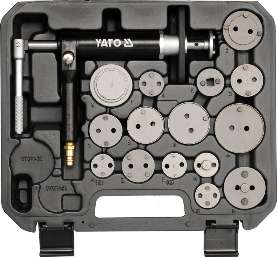 Пневматический набор для разведения суппортов 16 единиц YATO YT0671