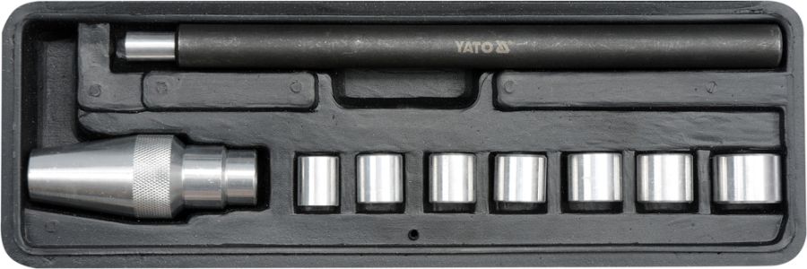 Комплект для центровки дисков сцепления 9 шт, размеры 11-25 мм YATO YT06311
