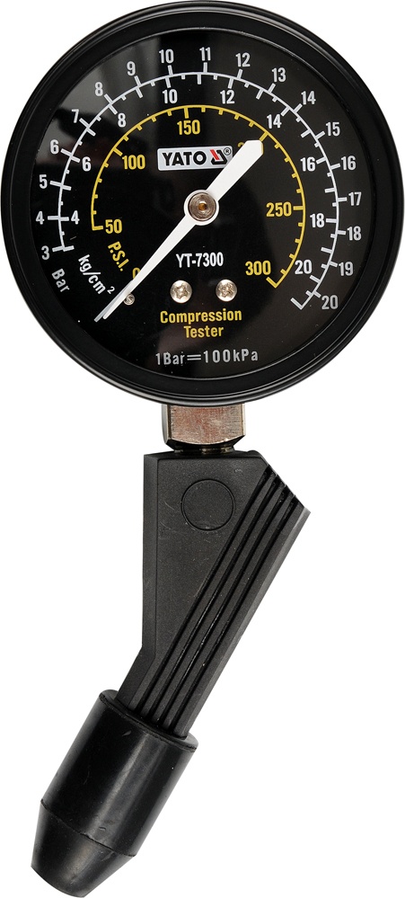 Компрессометр для бензиновых двигателей, давление (макс.) 21 бар YATO YT7300