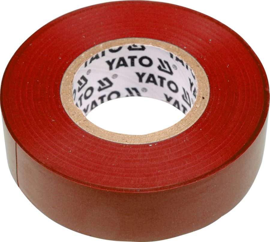 Изолента 19мм х 20м красная YATO YT8166