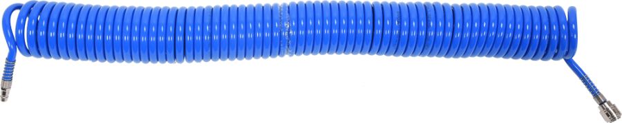 Шланг спиральный полиуретановый 15 м, размер 8 x 12 мм, с быстросъемами YATO YT24209