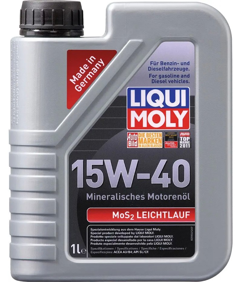 Моторное масло Liqui Moly МoS2 Leichtlauf 15W-40, 1л LIQUI MOLY 2570
