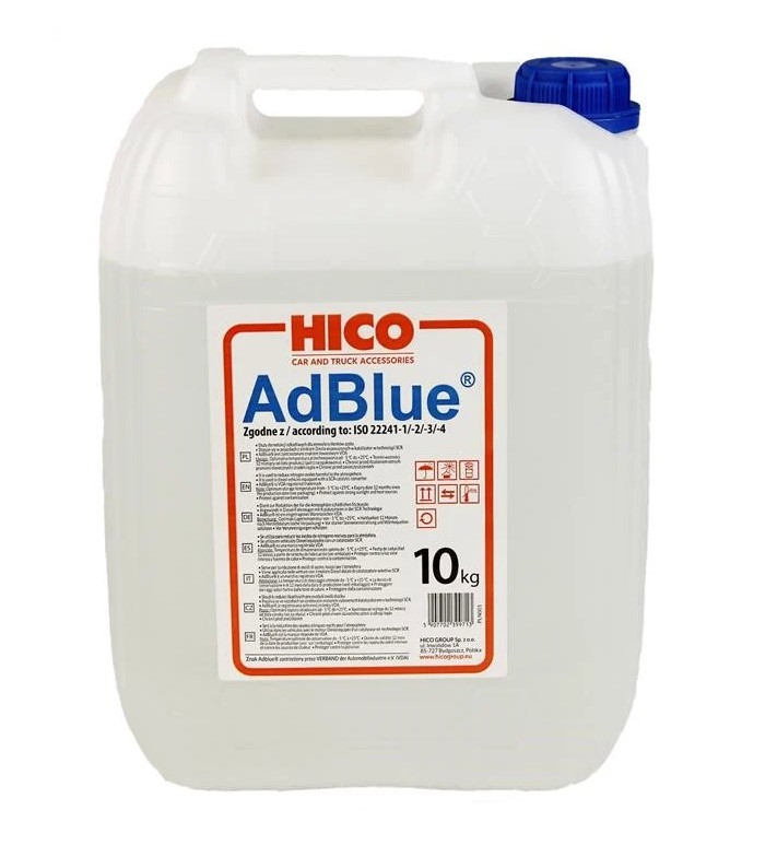 Раствор мочевины AdBlue, 10л HICO PLN003