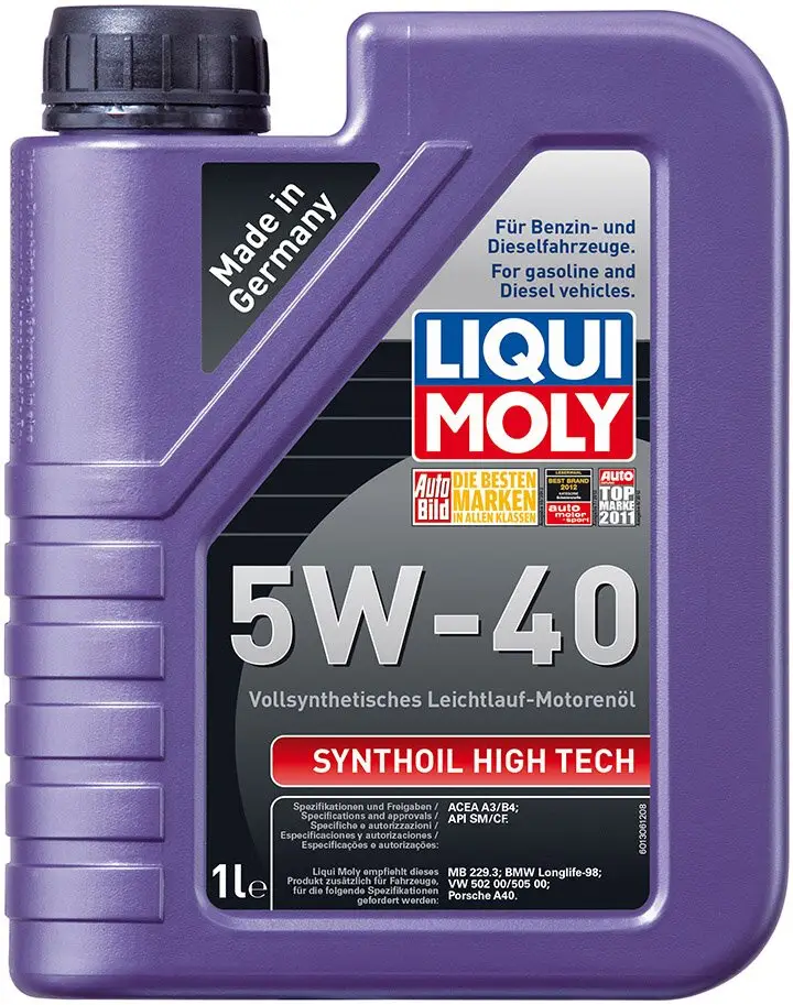 Моторное масло Liqui Moly Synthoil High Tech 5W-40 1л LIQUI MOLY 1855