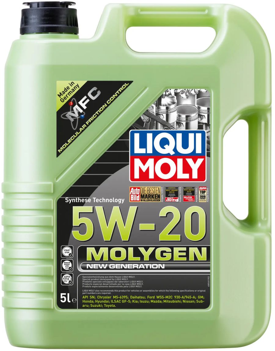 Масло моторное LIQUI MOLY Molygen New Generation 5W-20 5л LIQUI MOLY 8540