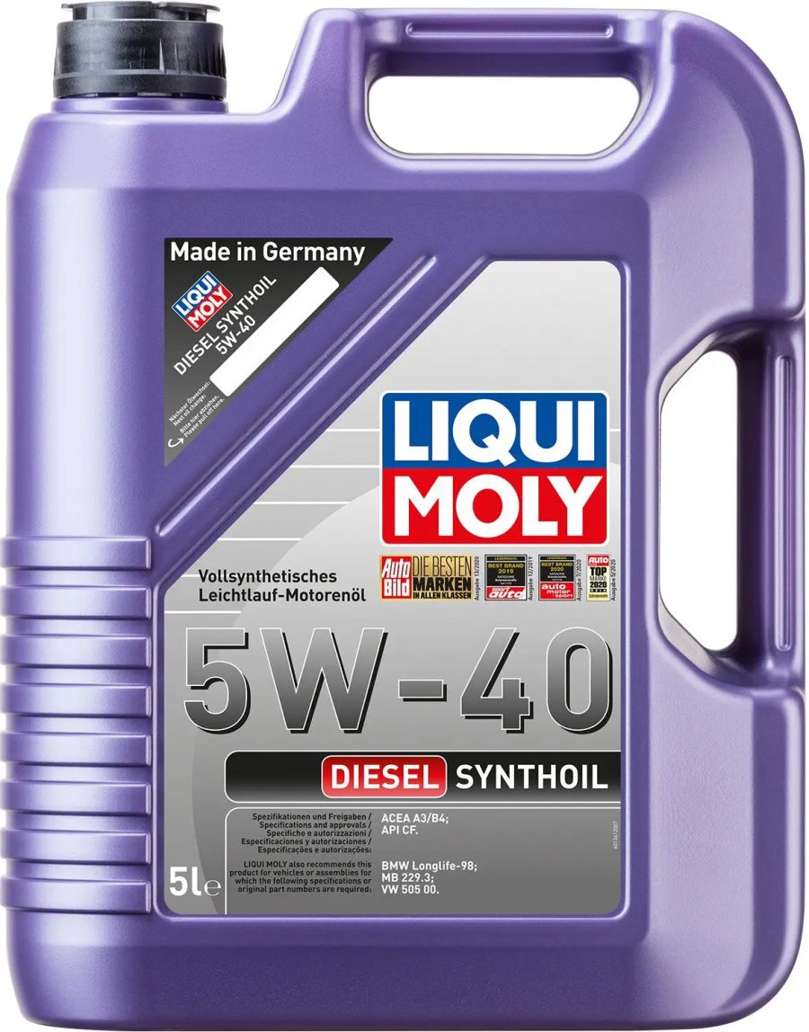 Моторное масло Liqui Moly Diesel Synthoil 5W-40 5л LIQUI MOLY 1341