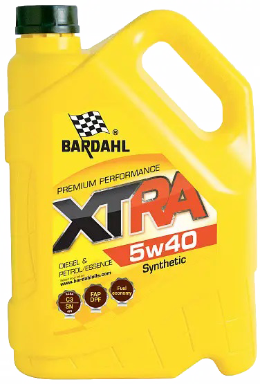 Моторное масло Bardahl XTRA 5W-40, 5л BARDAHL 34123