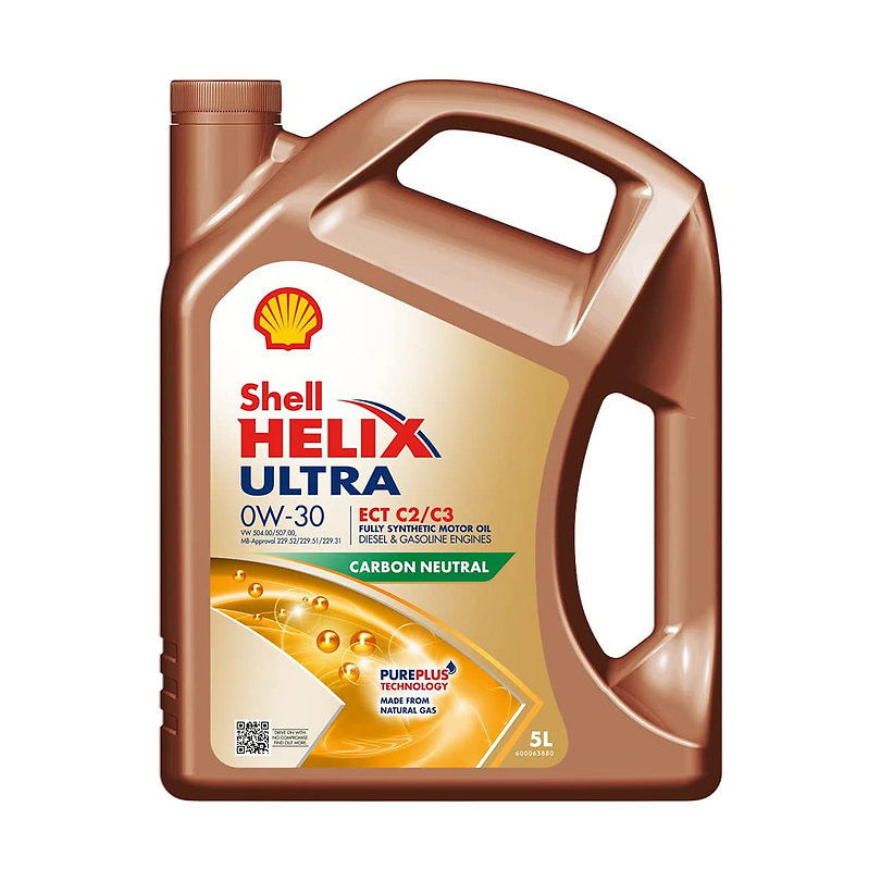 Масло моторное SHELL Helix Ultra ECT C2/C3 0W-30, 5л SHELL 550042370