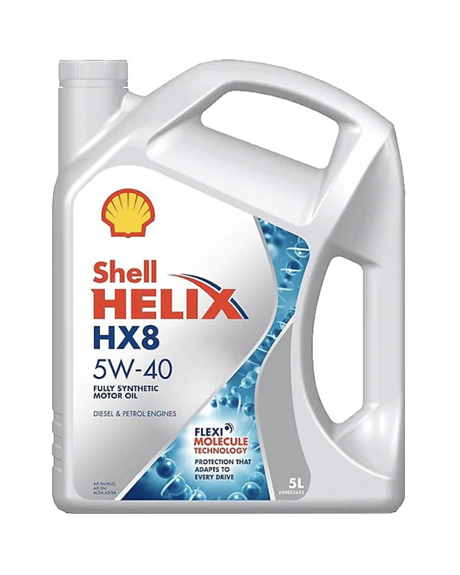 Масло моторное SHELL Helix HX8 5W-40, 5л SHELL 550054676