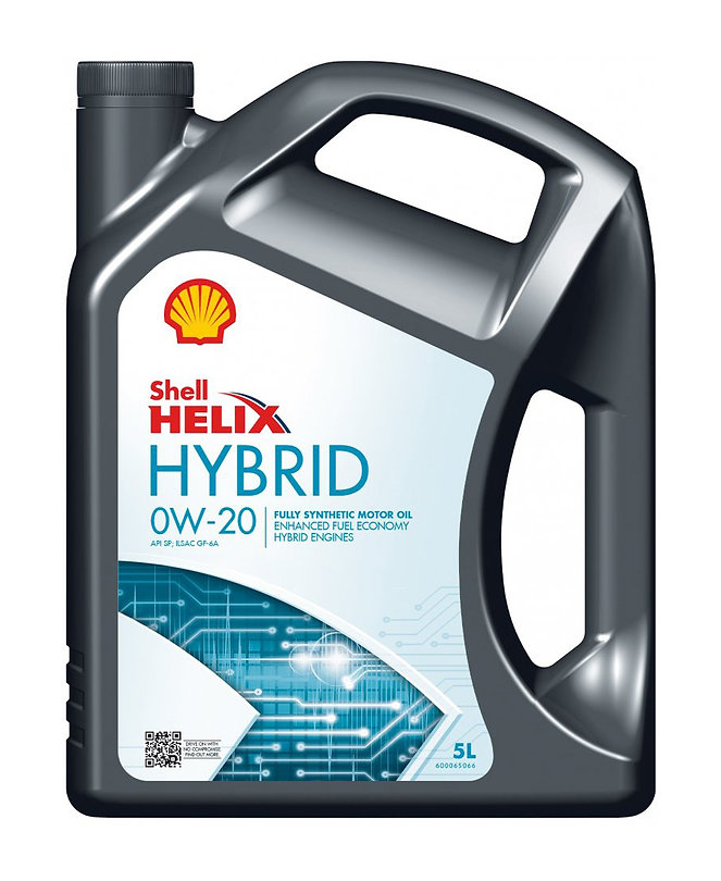 Моторное масло SHELL Олива Shell Hybrid 0W-20, 5л SHELL 550056725