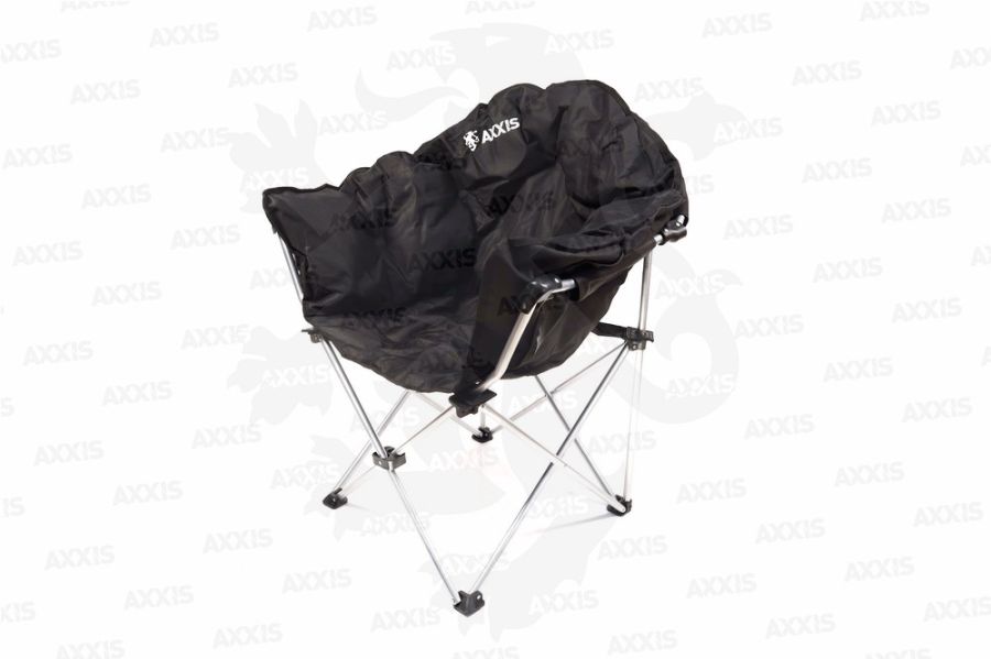 Кресло "Luna" для пикника и рыбалки черное AXXIS CRAB03