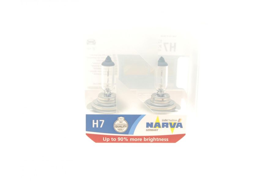 Галогенная лампа H7 12V 55W PX26d  Range Power 90 (к-кт 2шт) NARVA 480472100