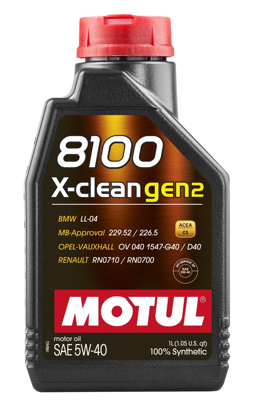 Масло моторное MOTUL 8100 X-CLEAN gen2 5W-40 1л MOTUL 854111