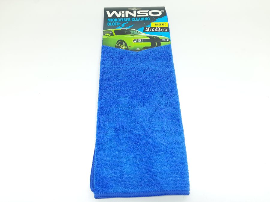 Ганчірка з мікрофібри 40х40см (синя) winso WINSO 150300