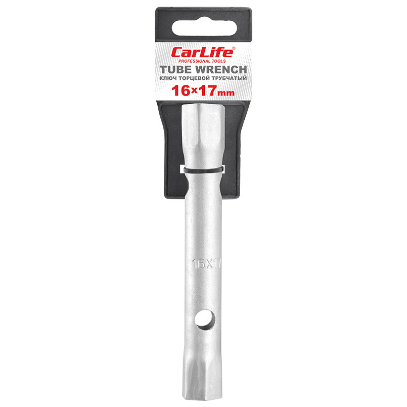 Carlife ключ торцевий трубчастий 16х17 мм, вуглецева сталь, матове покриття CARLIFE WR2017