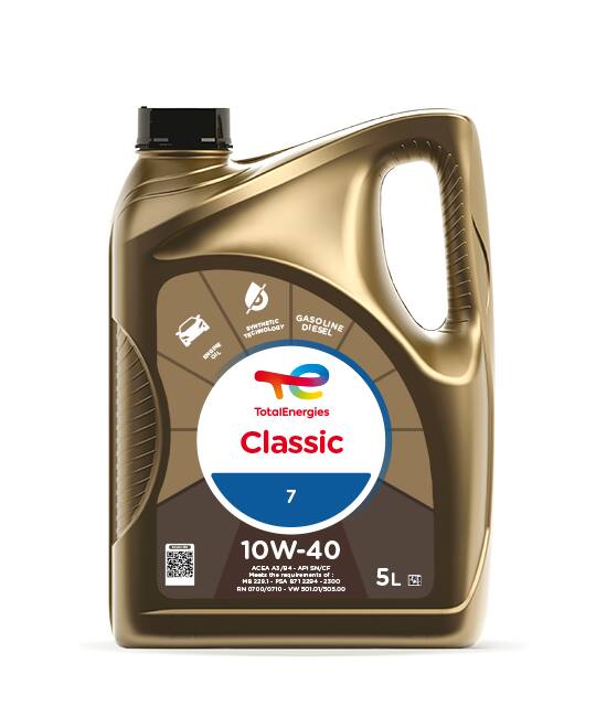 Масло моторное Total Classic 7 10W-40 5л TOTAL 156357