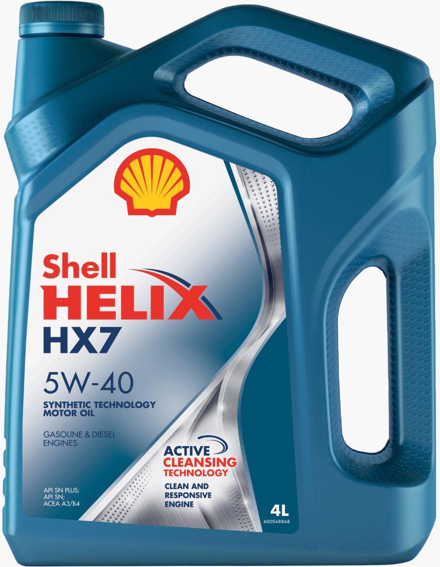 Масло моторное SHELL Helix HX7 5W-40 4л SHELL 550040513