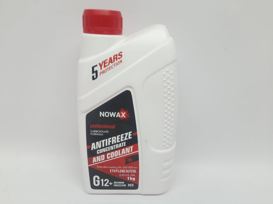 ANTIFREEZEE Concentrate G12+ RED Антифриз Концентрат 1Kg NOWAX NX01009