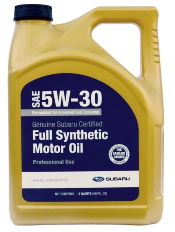 Моторное масло Subaru Full Synthetic Motor Oil 5W-30, 4.73л SUBARU SOA427V1425