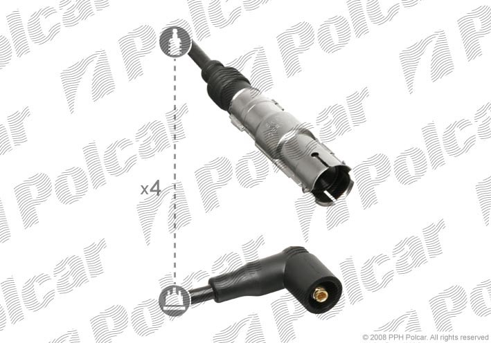 Провода зажигания POLCAR BS0986356359