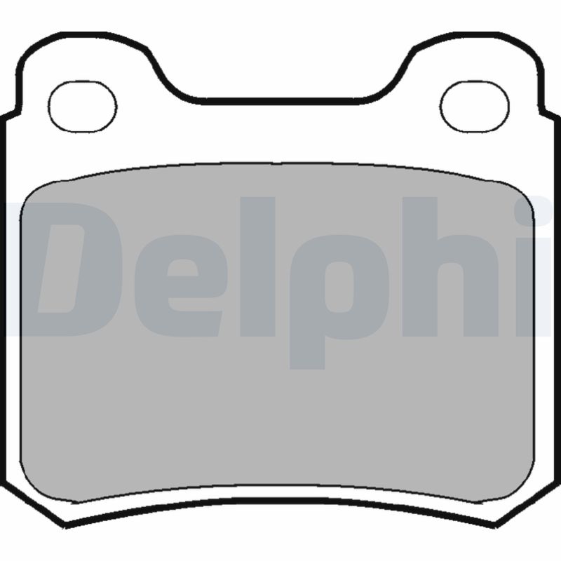 Тормозные колодки задние DELPHI LP915