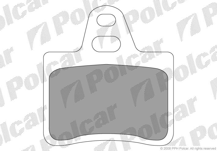 Тормозные колодки POLCAR B2016200