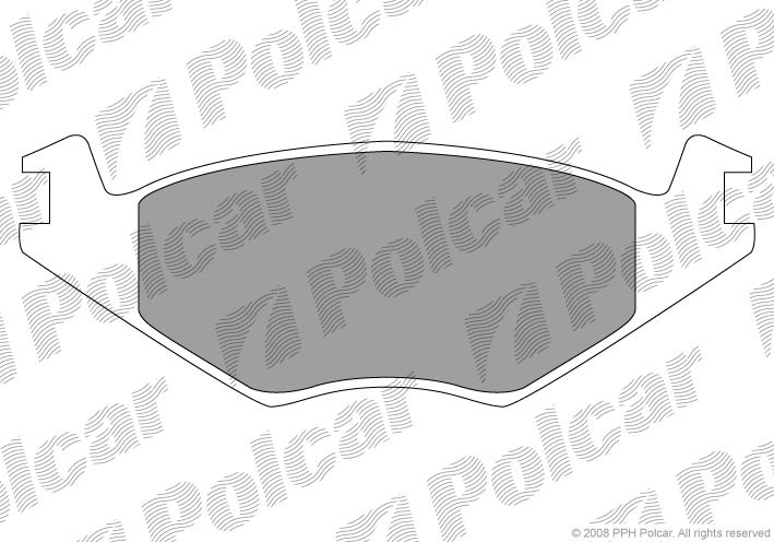 Тормозные колодки POLCAR S700072